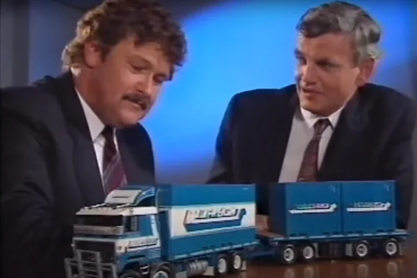 Mainfreight ad from the 90s